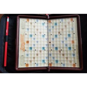 SCRABBLE Travel Game in Zipper Case